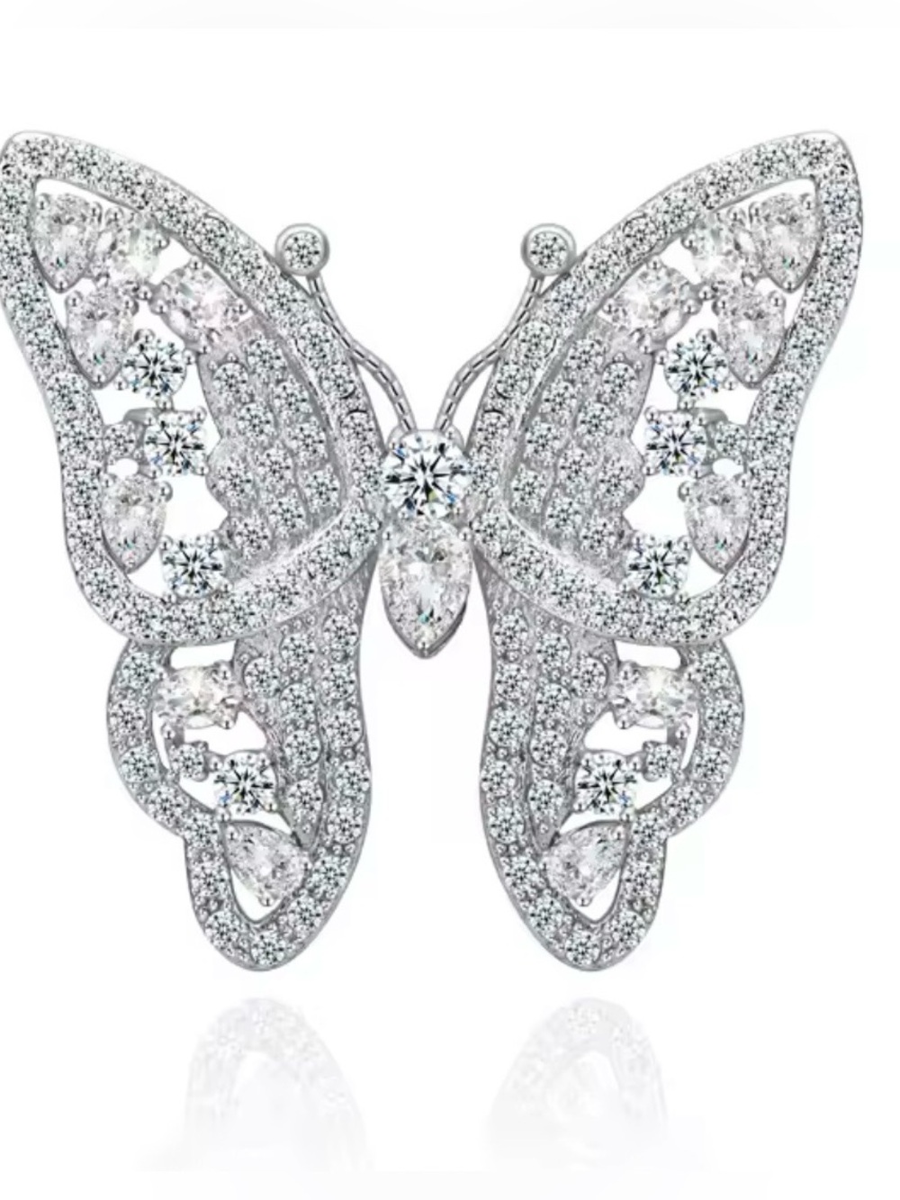 6ct Butterfly Brooch